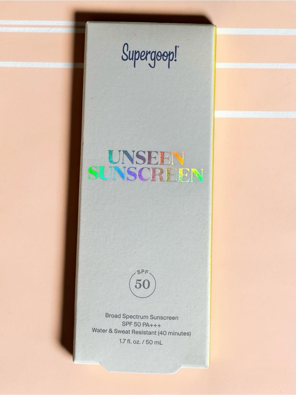 Supergoop! Unseen Sunscreen 50 SPF NIB